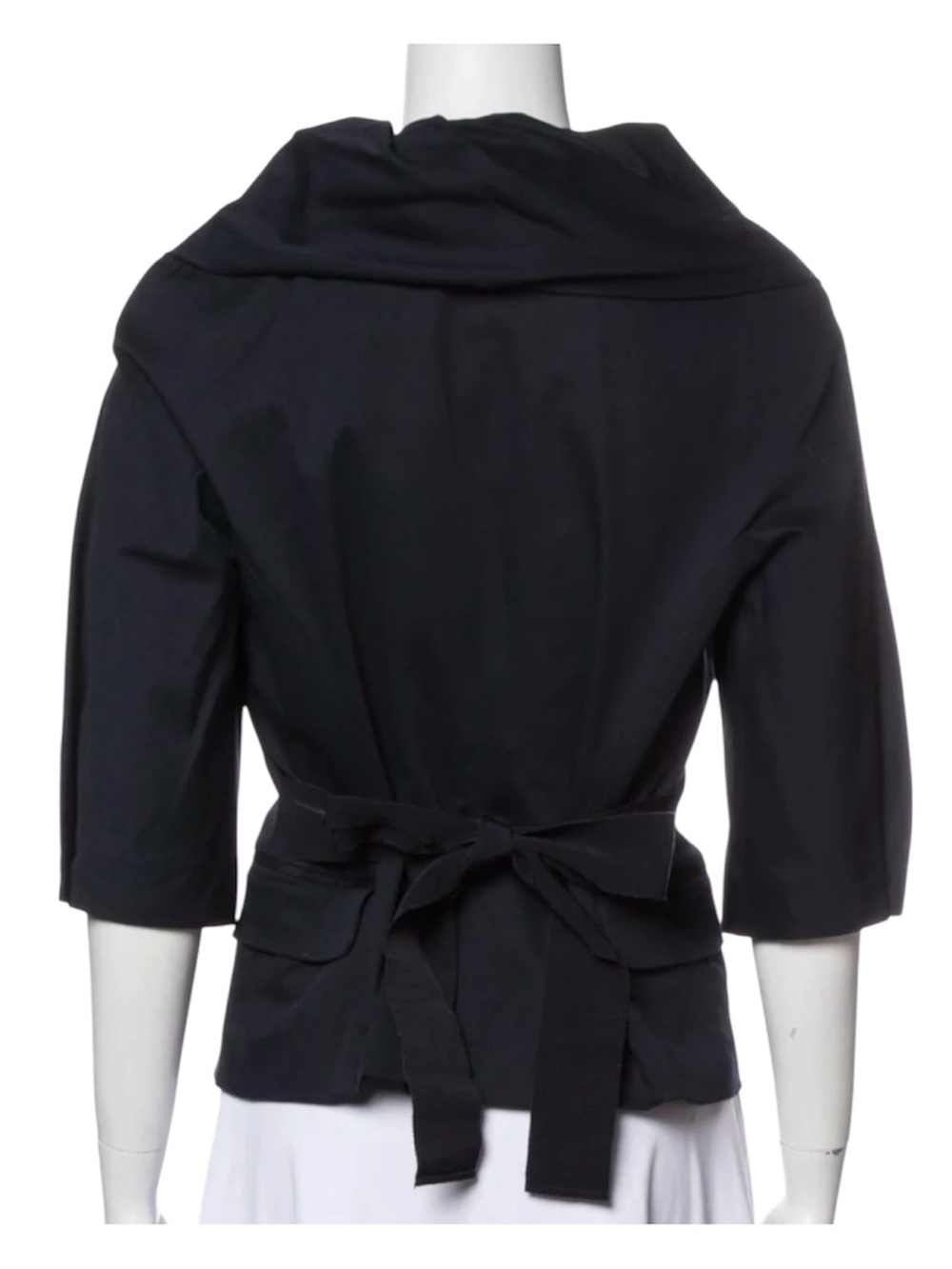 Ports 1961 Women’s Blue Structured Jacket with Shawl Collar | Size M - Picture 3 of 6